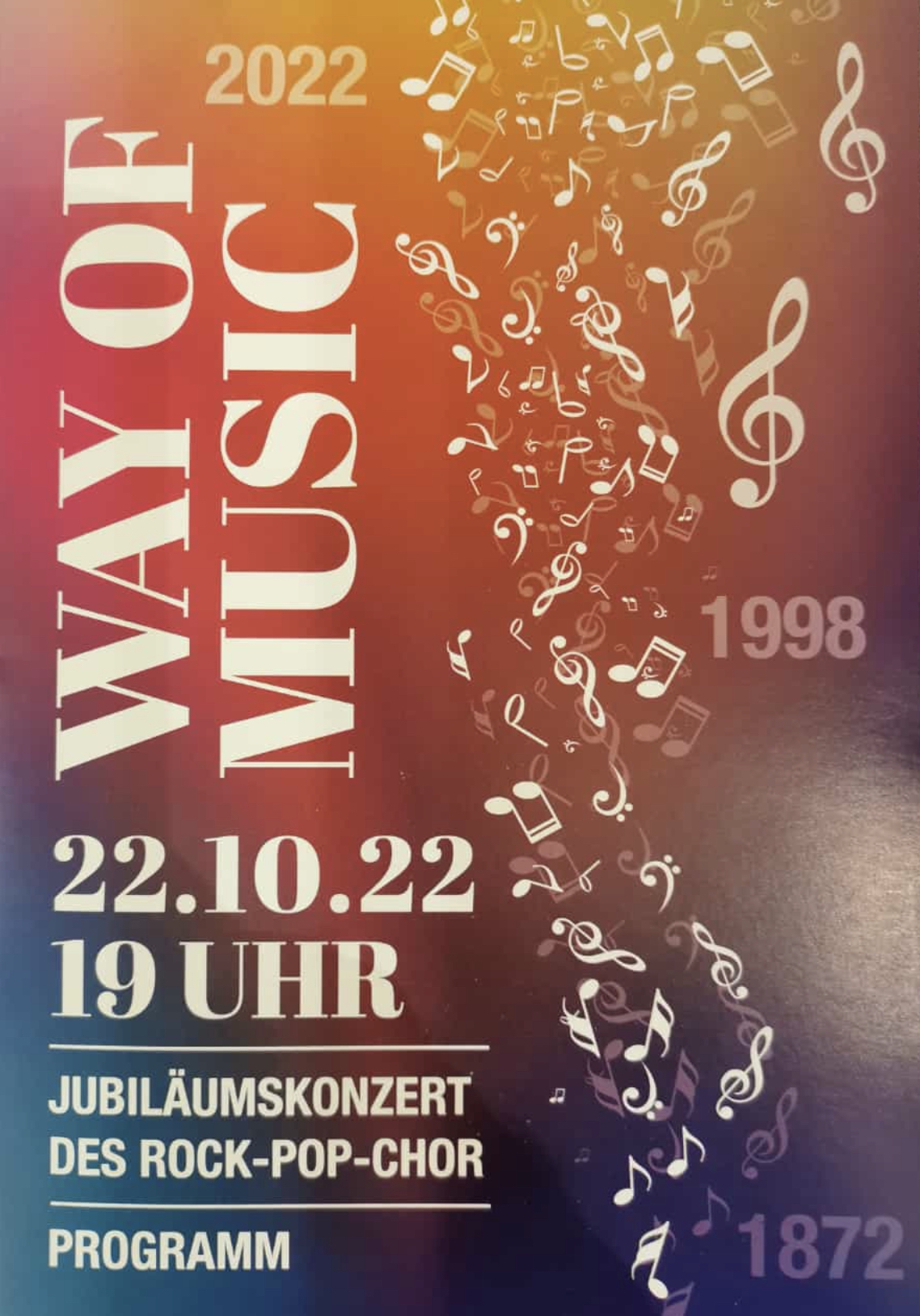 Jubiläumskonzert "Way of music"