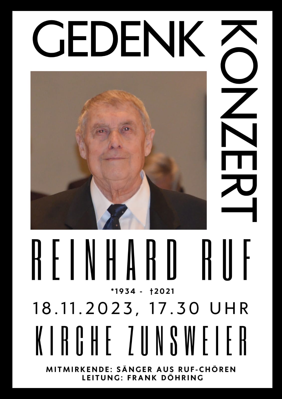 Gedenkkonzert Reinhard Ruf